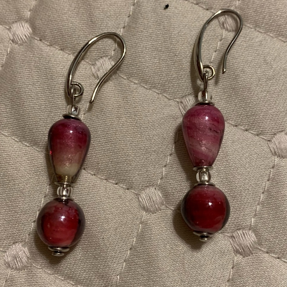 Murano Glass Bead Jewelry Set - Picture 5 of 8